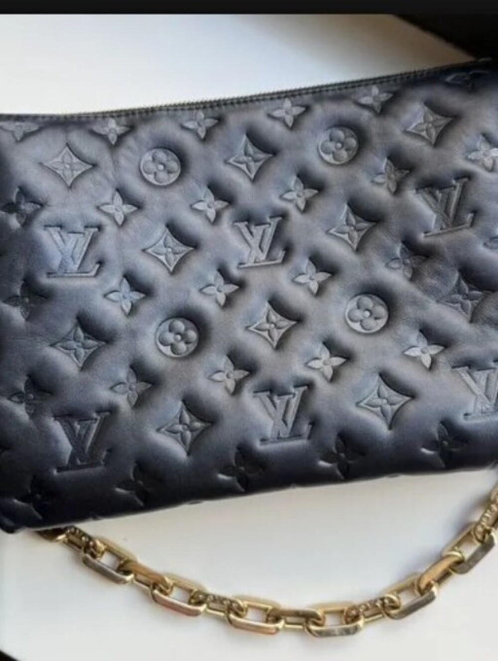 Louis Vuitton Coussin PM M57790 Black Monogram Lambskin Bag